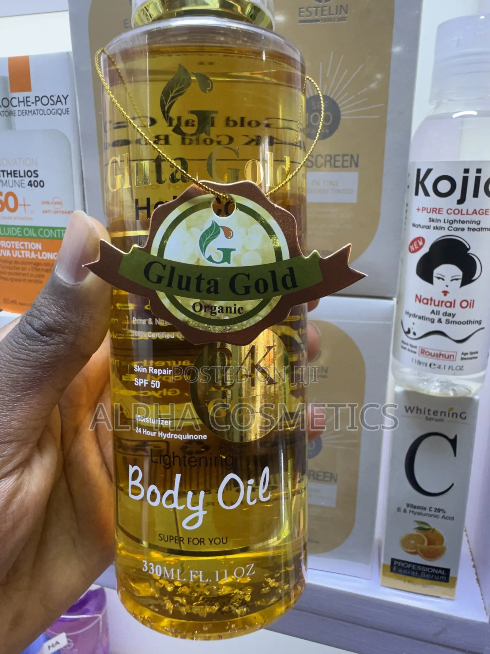 Gluta Gold Halfcast Oil With Organic Original