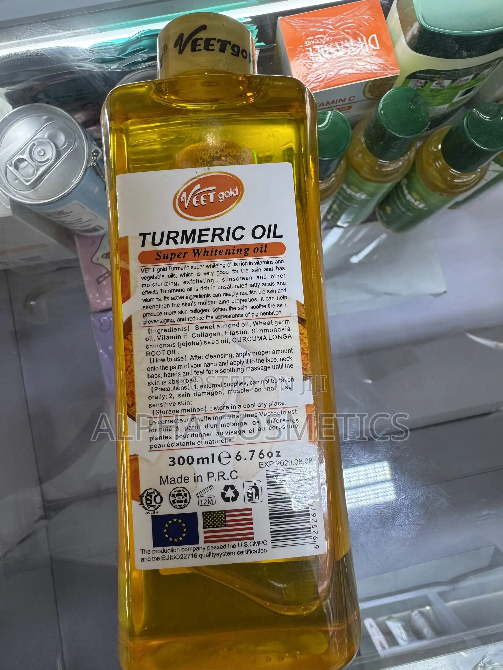 Tumeric Veet Oil