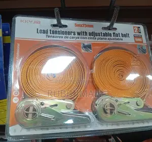 2-Piece Orange 5m X 25mm Load Tensioners 150Kg