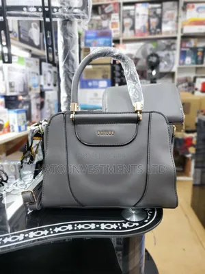 Grey Bailee Top-Handle Handbag Set