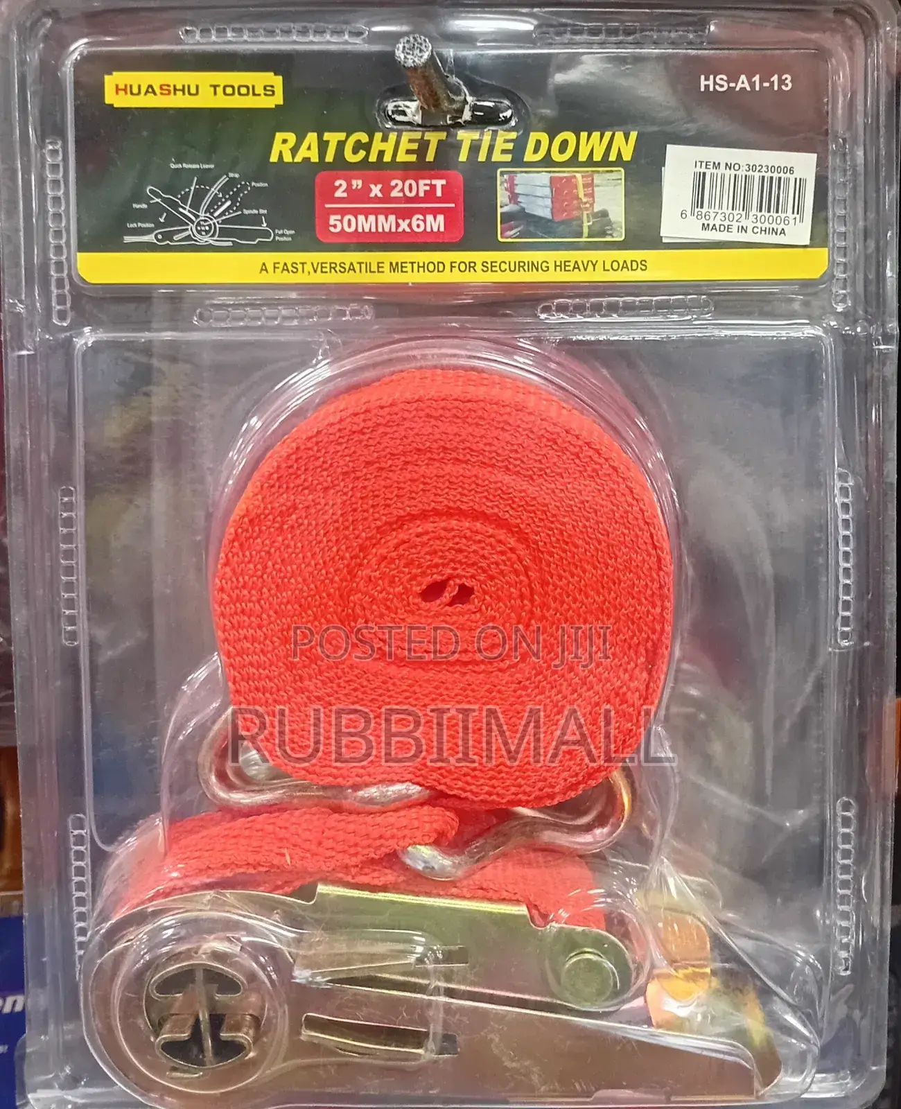 Ratchet Tie Down 2" × 20FT