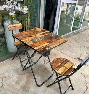 3 in 1 Foldable Chair and Table Set