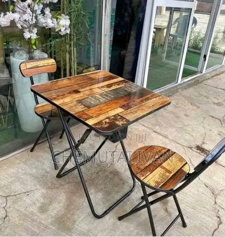 3 in 1 Foldable Chair and Table Set