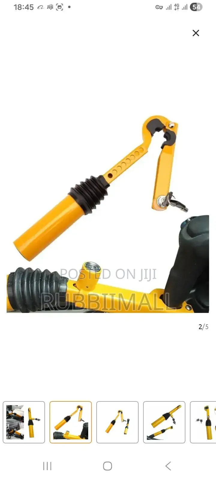 Legend Gear Shift to Hand Brake Anti-Theft Lock