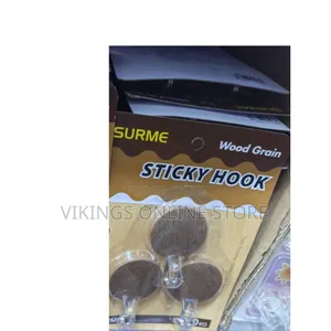 Set of Surme Wood Grain Sticky Hooks