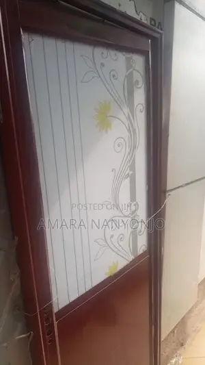 Aluminum Bathroom Door.