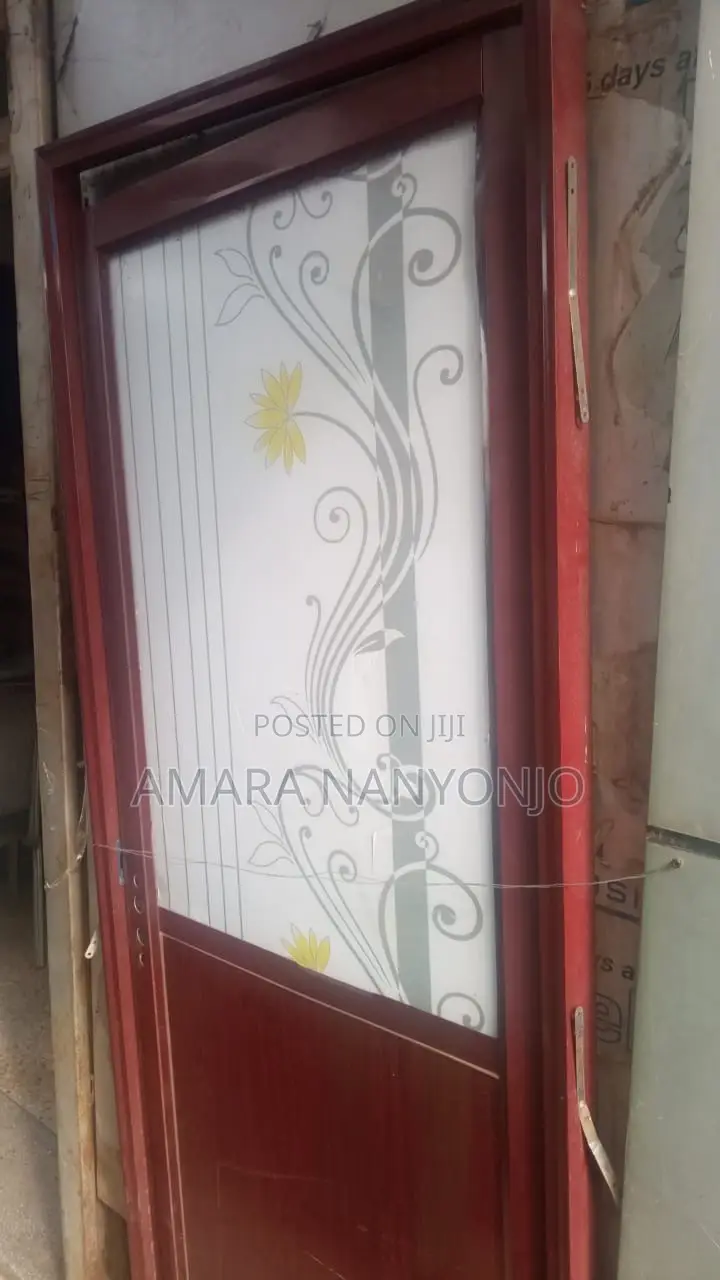 Aluminum Bathroom Door.