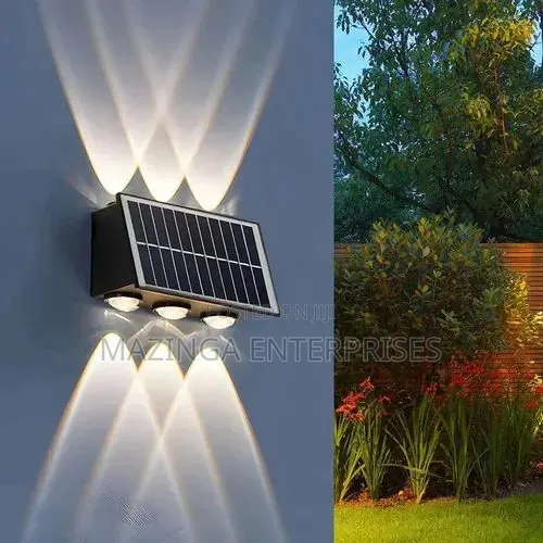 2pcs Solar Wall Lights Up Down Waterproof Fr Gaden,Fence Lighting