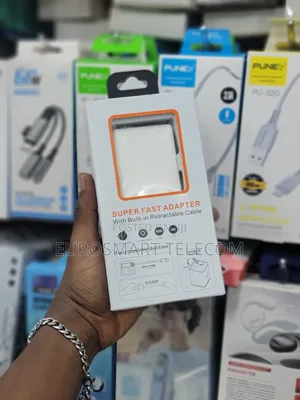 Gan 65wat Super Fast Retractable Cable Charger