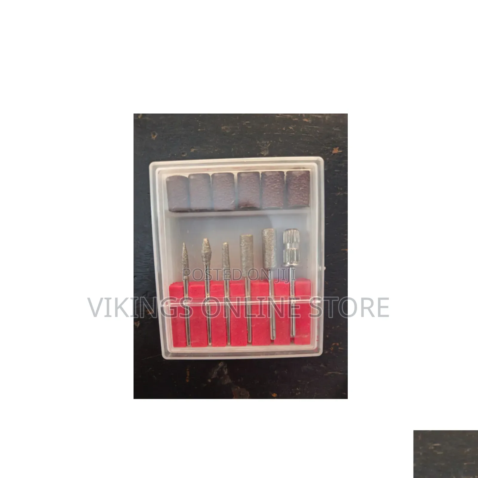 A Standard Replacement Set of Professional Electric Nail Drill Bits