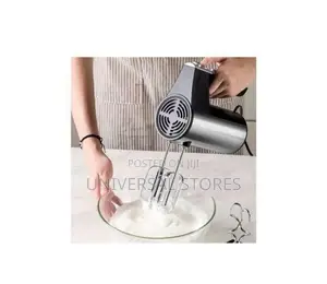 Hand Mixer With Double Rod Design