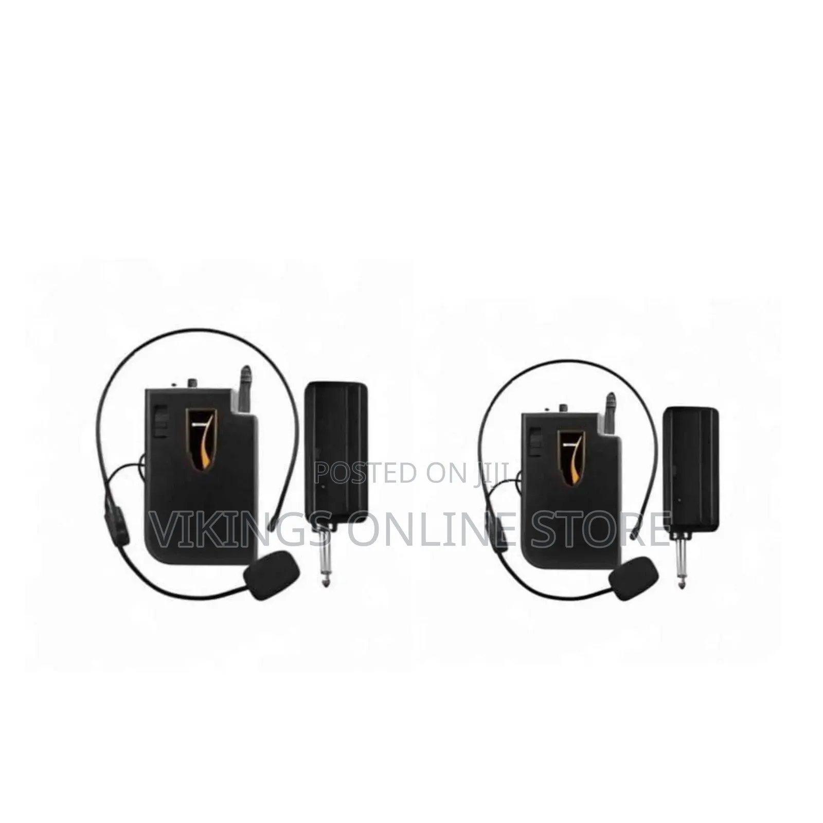 Wireless Headset Microphone System With a Bodypack Transmitter