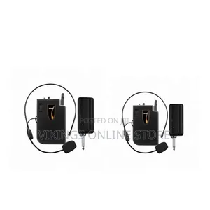 Wireless Headset Microphone System With a Bodypack Transmitter