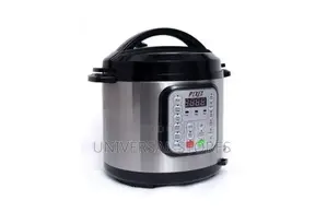 Pixel 7L Electric Pressure Cooker PlX 2011A With Steamer - Silver