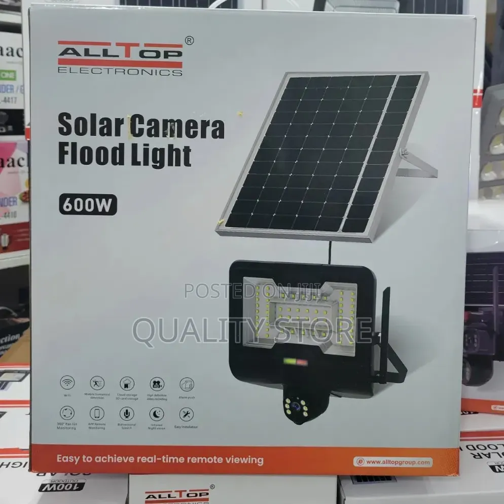 Solar Camera Flood Light 600w