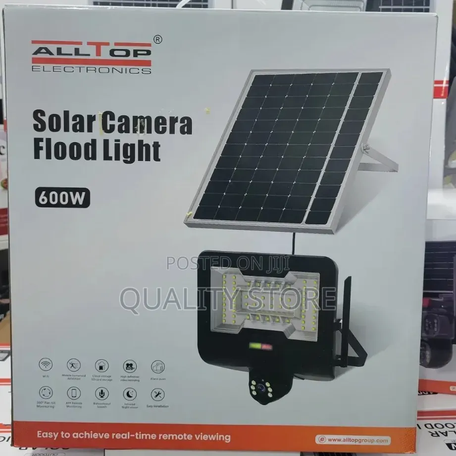 Solar Camera Flood Light 600w