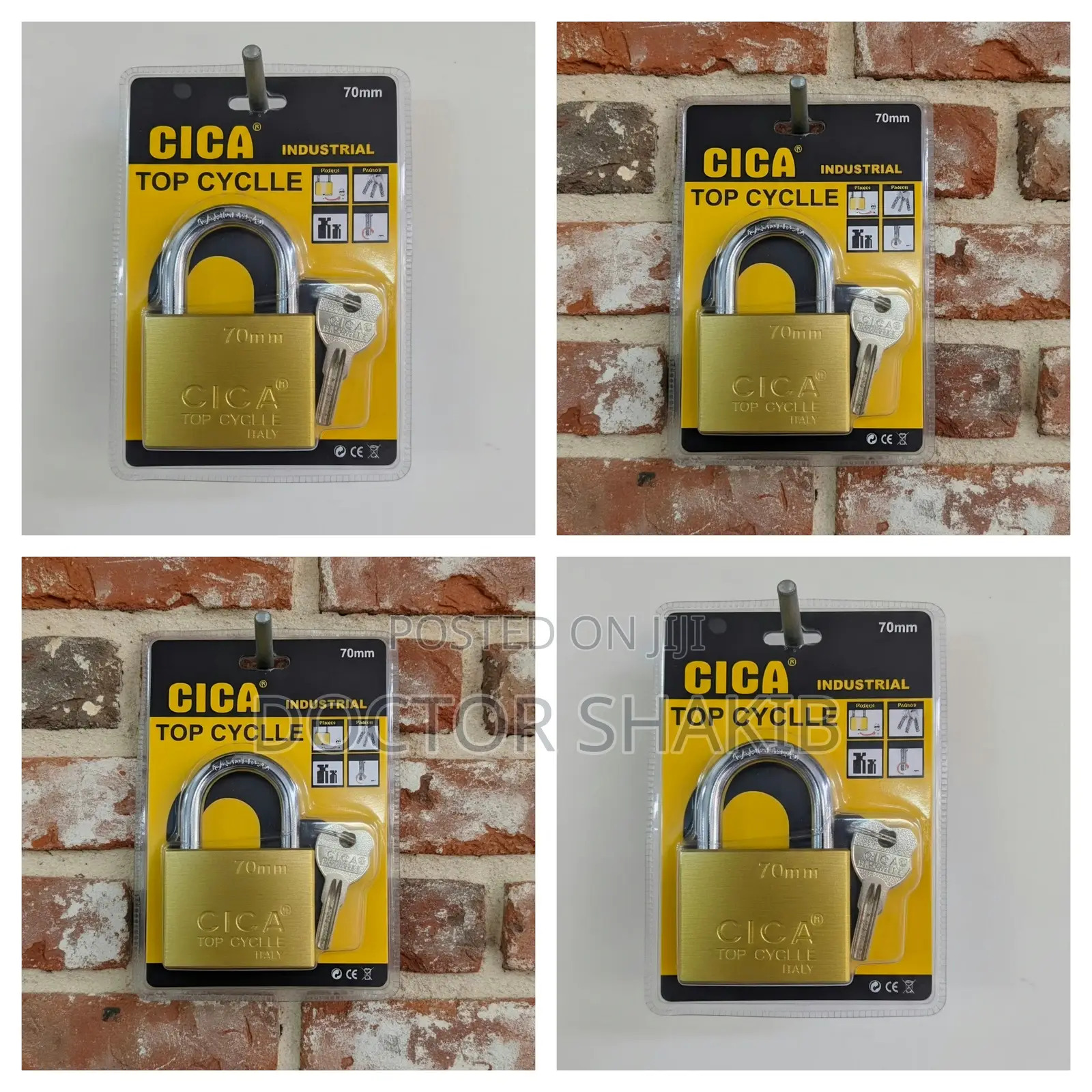 70mm CICA Industrial "Top Cyclle" Padlock