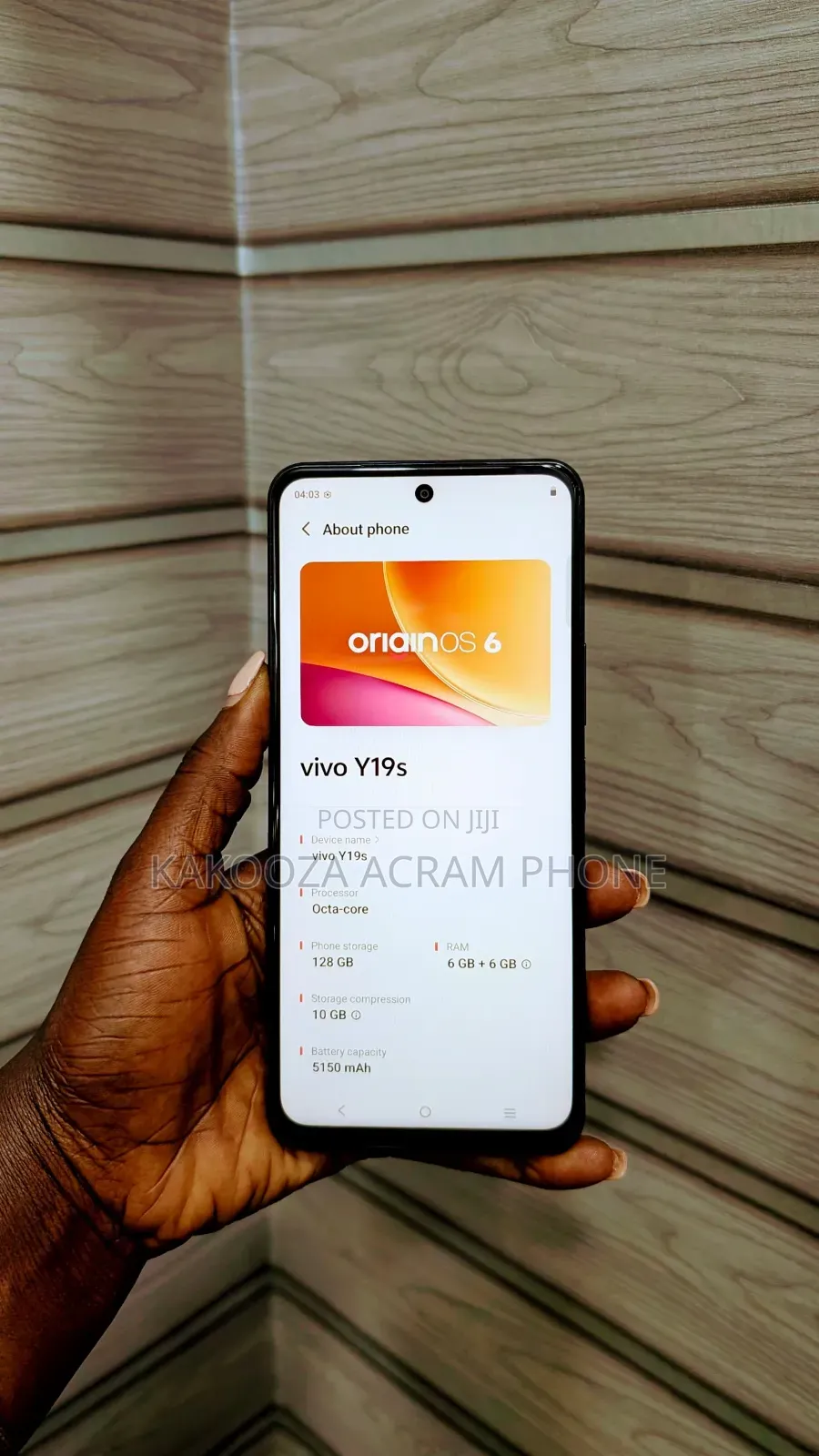 Vivo Y19s 128 GB Gray