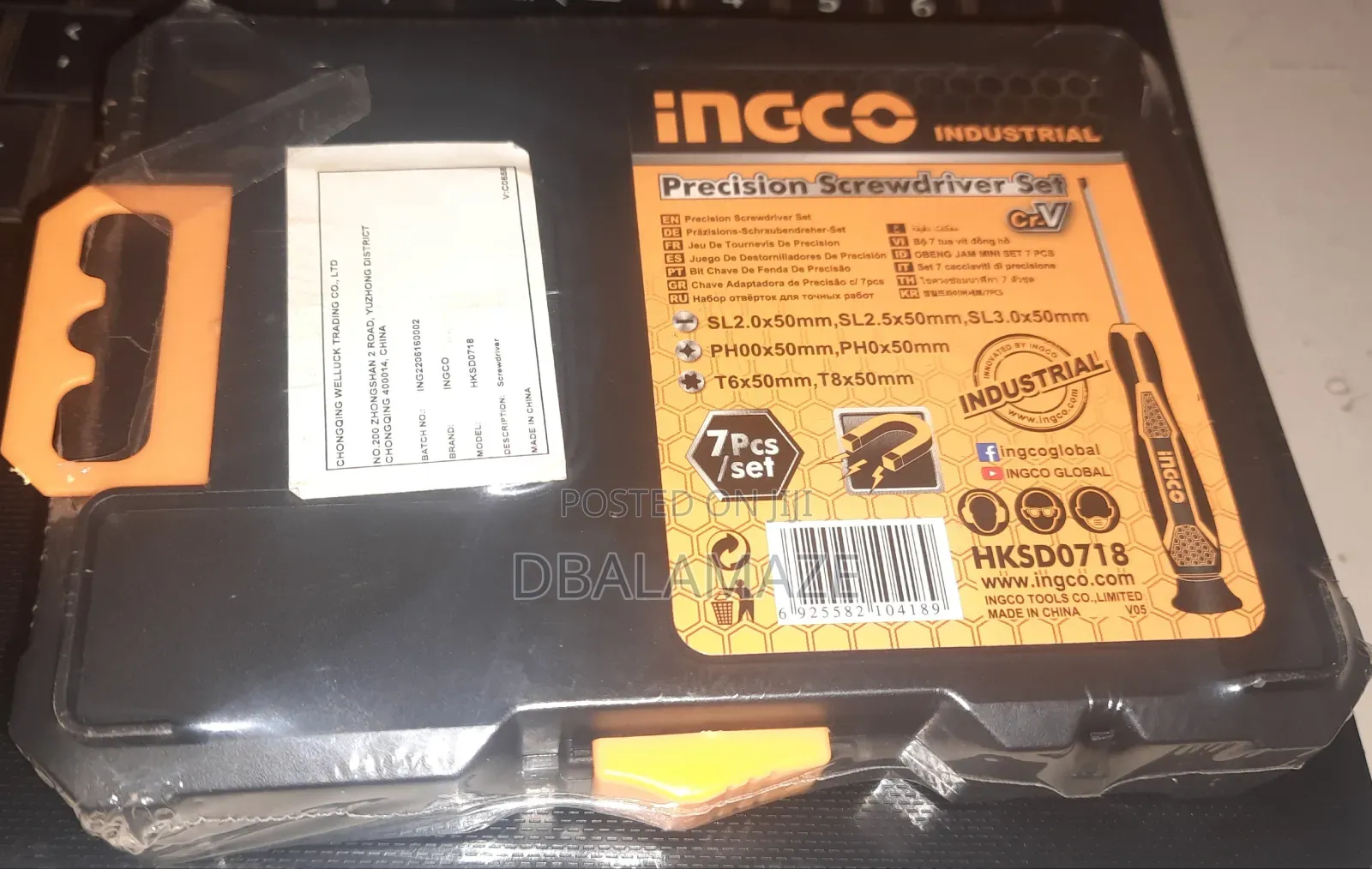 iNGCO Precision Screw Driver Set - 7 PCS
