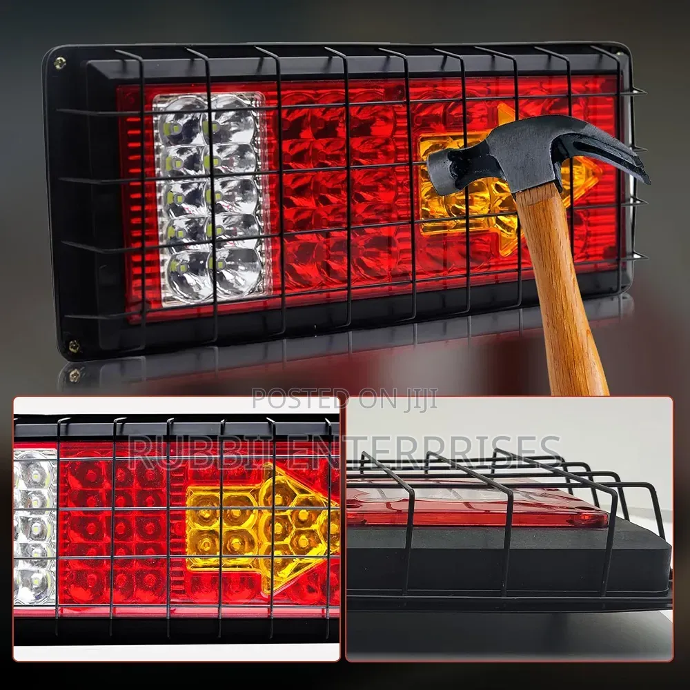 Rectangular LED Trailer Tail Lights With Arrow Indicator 1 PC
