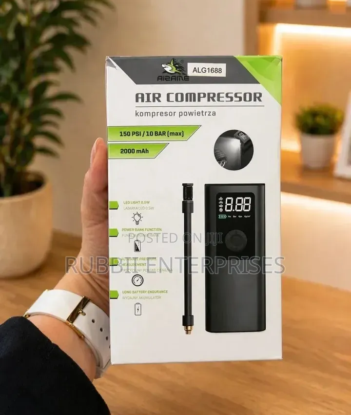 LLZ-668 Portable Cordless Air Compressor and Tyre Inflator