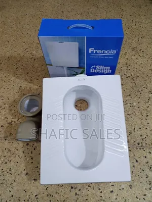 Squatting Pan With Cristian Press Plastic Heavy Duty Frencia All Types