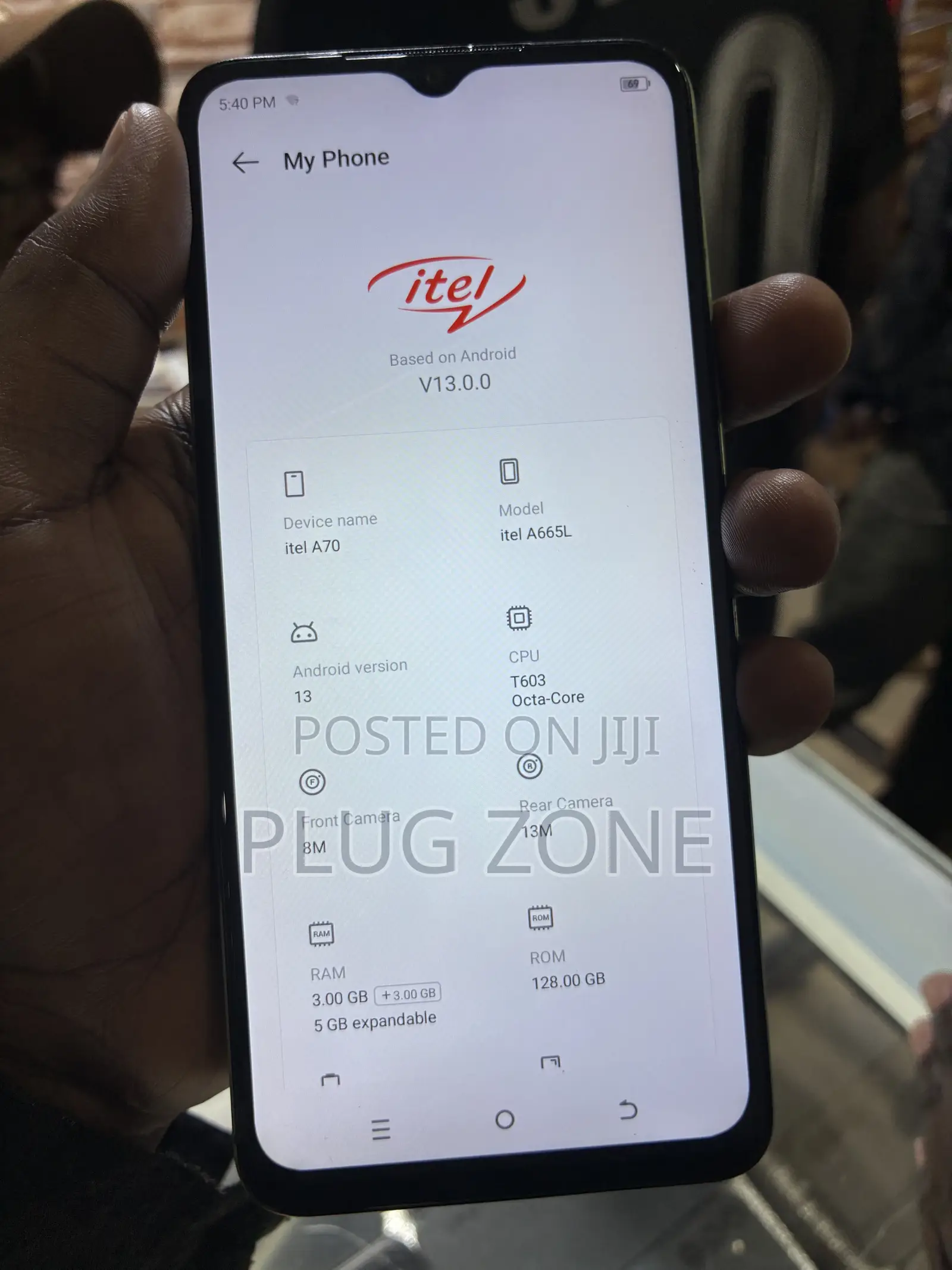 Itel A70 128 GB Green