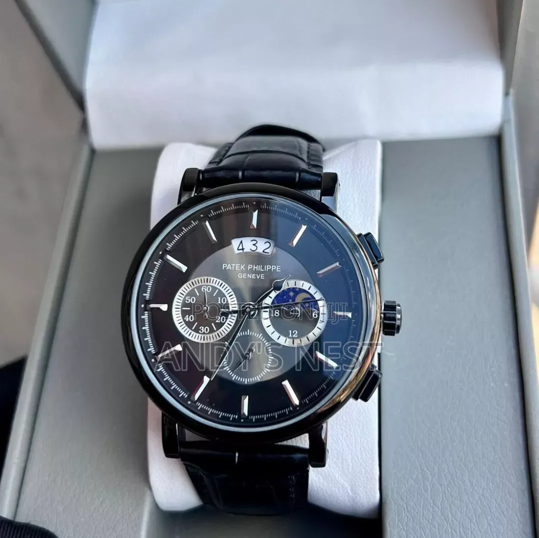 Patek Phillipe Genuine Leather Watch