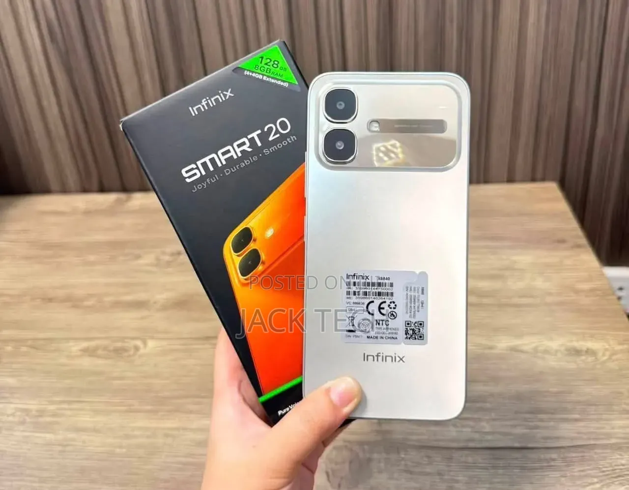 New Infinix Smart 20 128 GB Silver