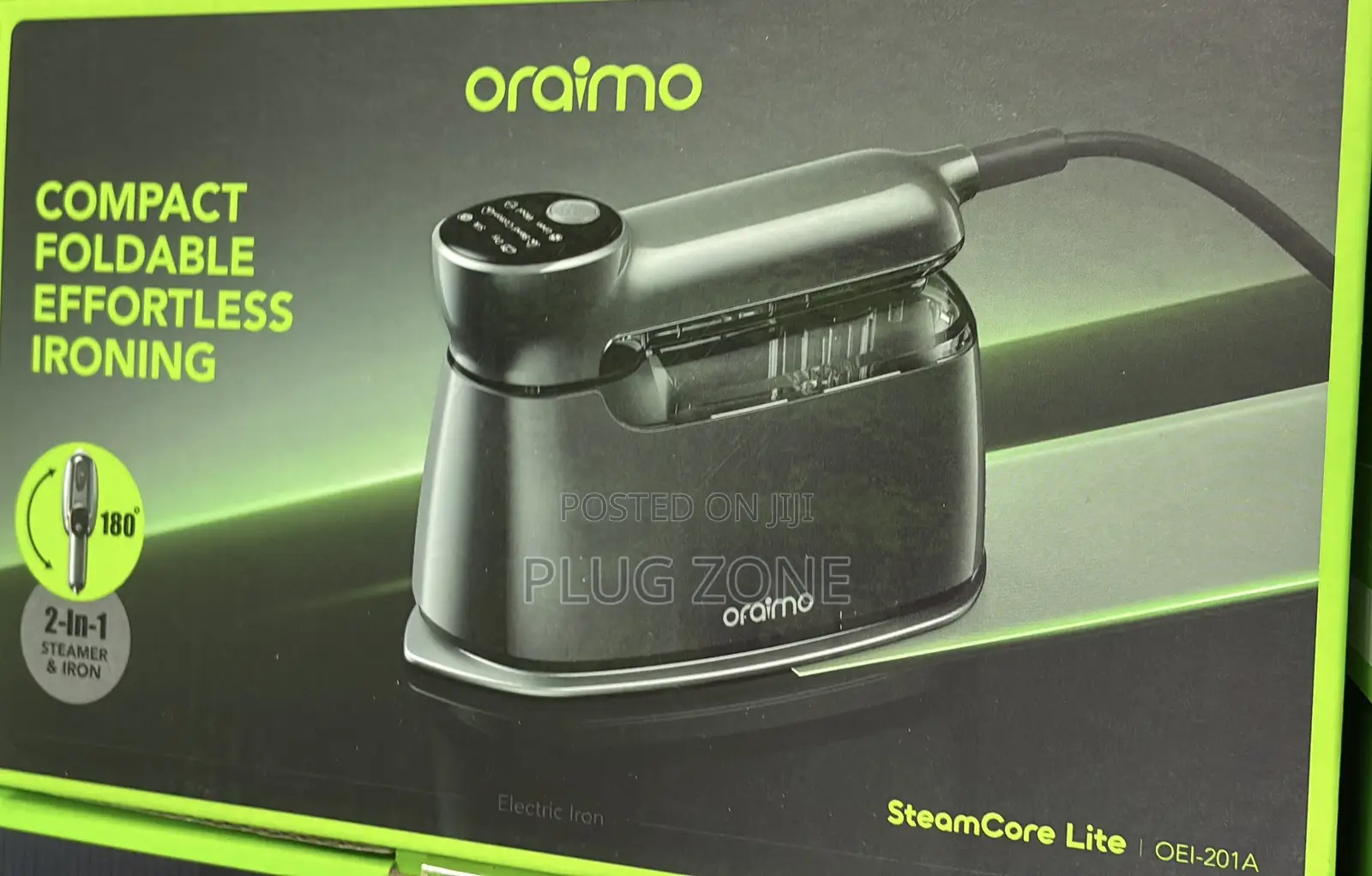 Oraimo 2 in 1 Steamer and Iron