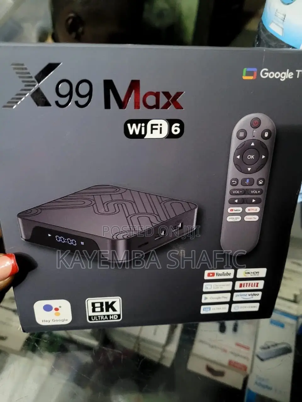 X99 Max Google Smart TV Box - Ultra HD WiFi 6 Android 14 Player