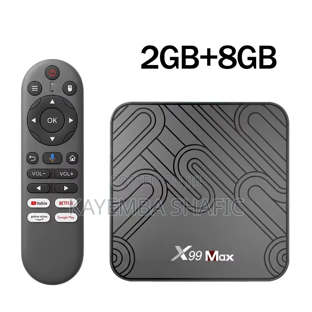 X99 Max Google Smart TV Box - Ultra HD WiFi 6 Android 14 Player