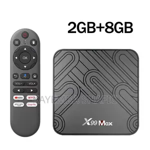 X99 Max Google Smart TV Box - Ultra HD WiFi 6 Android 14 Player