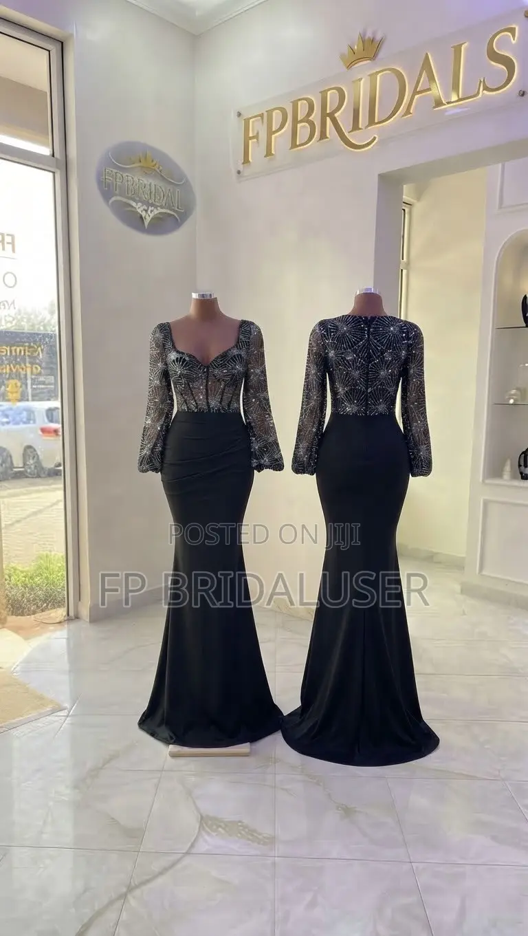 Mermaid Party Dresses for Hire Black
