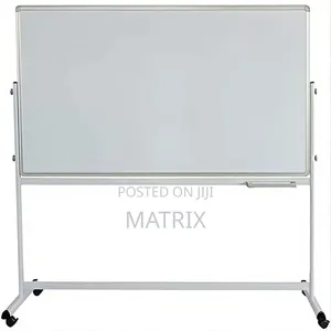 120 by 90 Dry Wipe Magnetic Whiteboard With a Stand