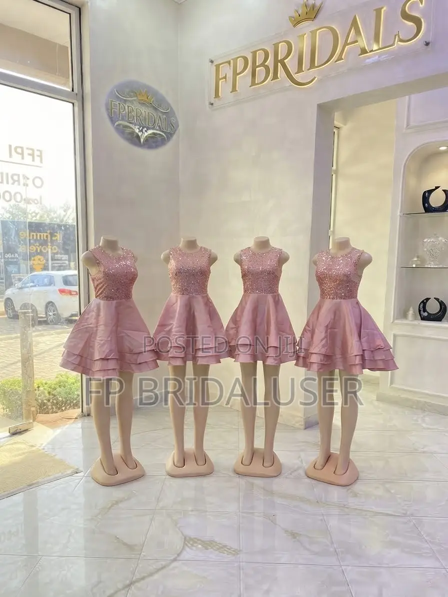 Maids Pink Changing Dresses for Hire