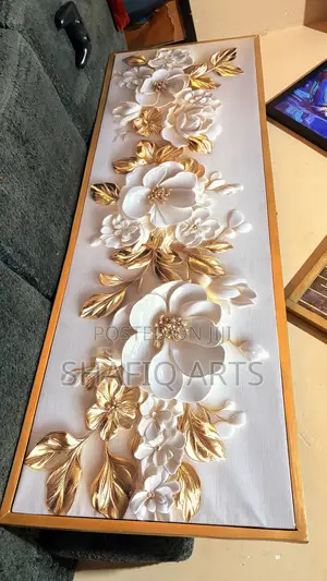 150cm by 50cm Modern Art Framed Canvas