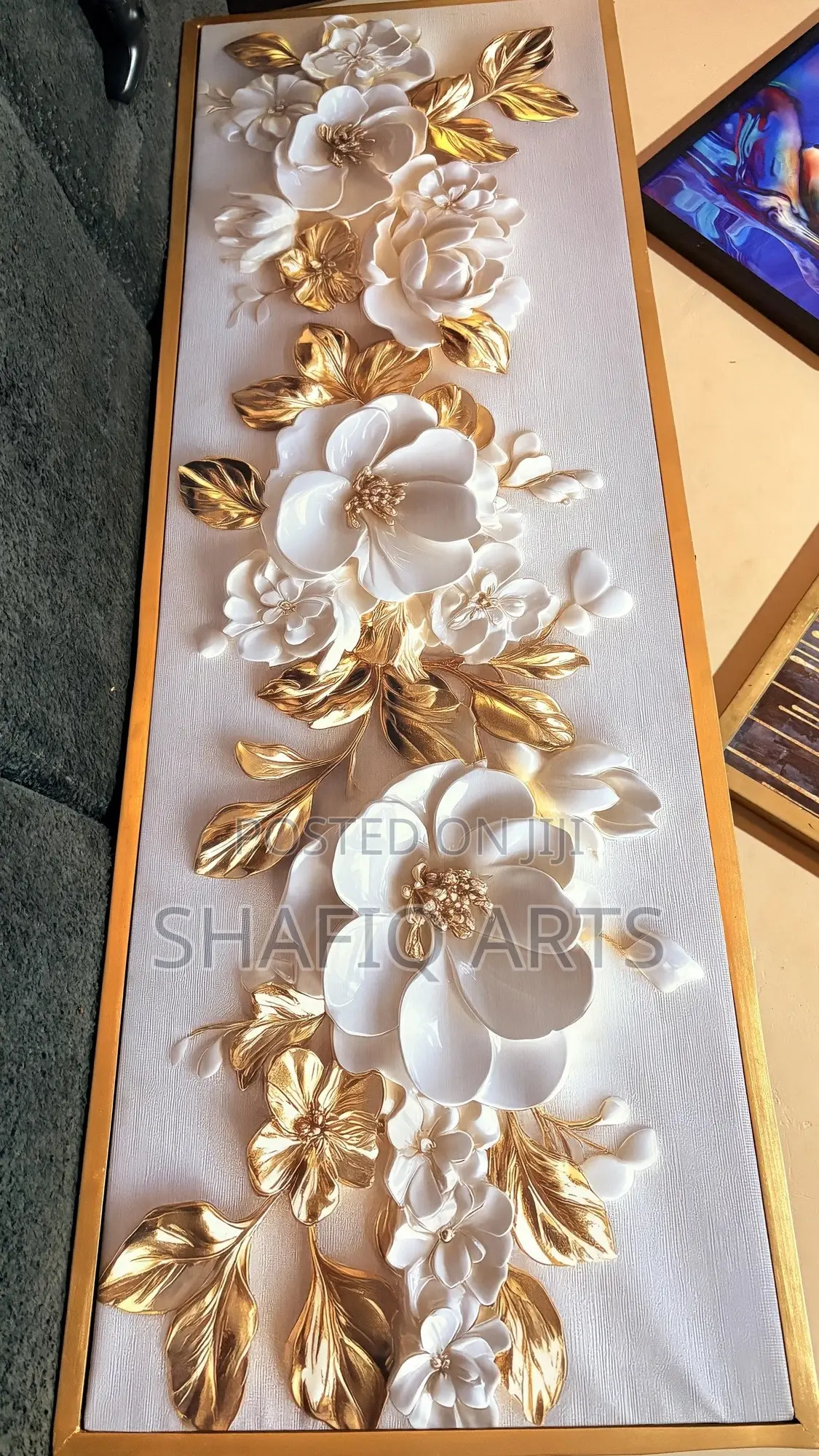 150cm by 50cm Modern Art Framed Canvas