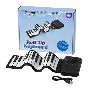 37keys Portable Electronic Roll Up Silicone Piano Keyboard