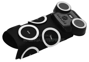 Portable Roll Up Electronic Drum Pad WTH Built in Speakers,Foot Pedals