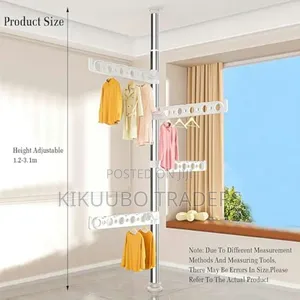 Adjustable Floor to Ceiling Garment Rack