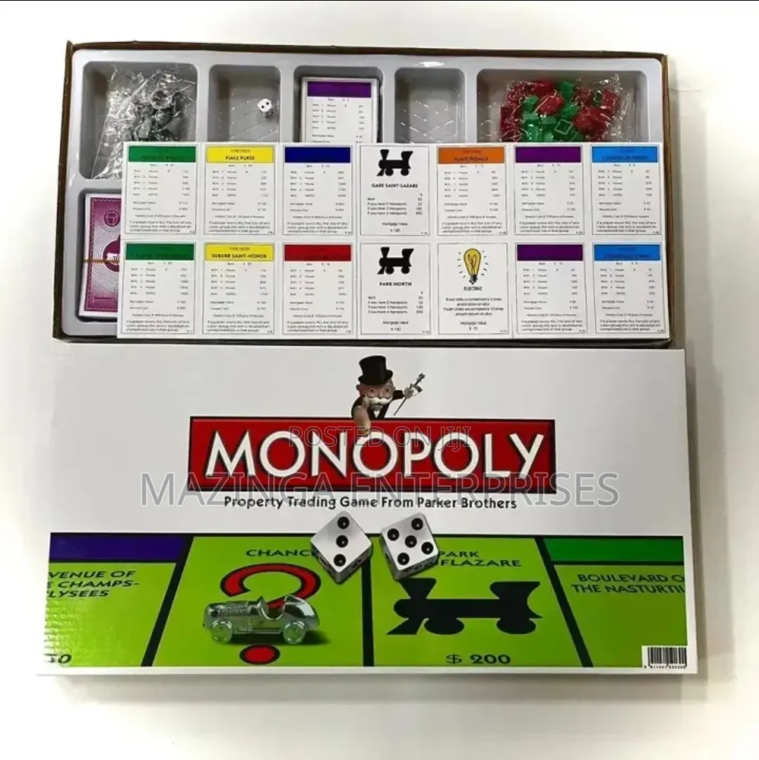 Classic Monopoly Board Game by Parker Brothers