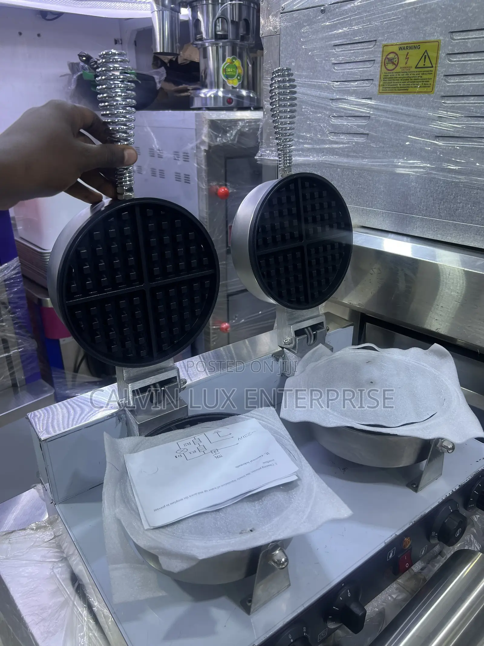 Double Commercial Waffle Maker