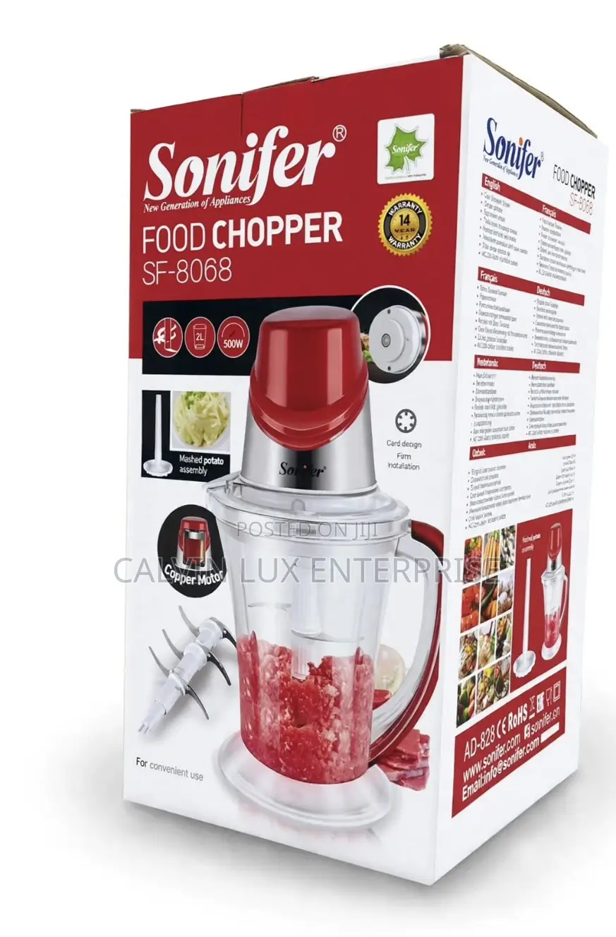 Food Chopper and Meat Mincer