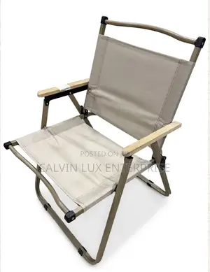 Foldable Camping Chair-Beige Color