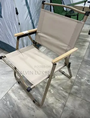 Foldable Camping Chair-Beige Color
