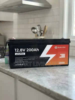 Reliable 12.8V 200Ah LiFePO4 Backup Power Battery by Sunark