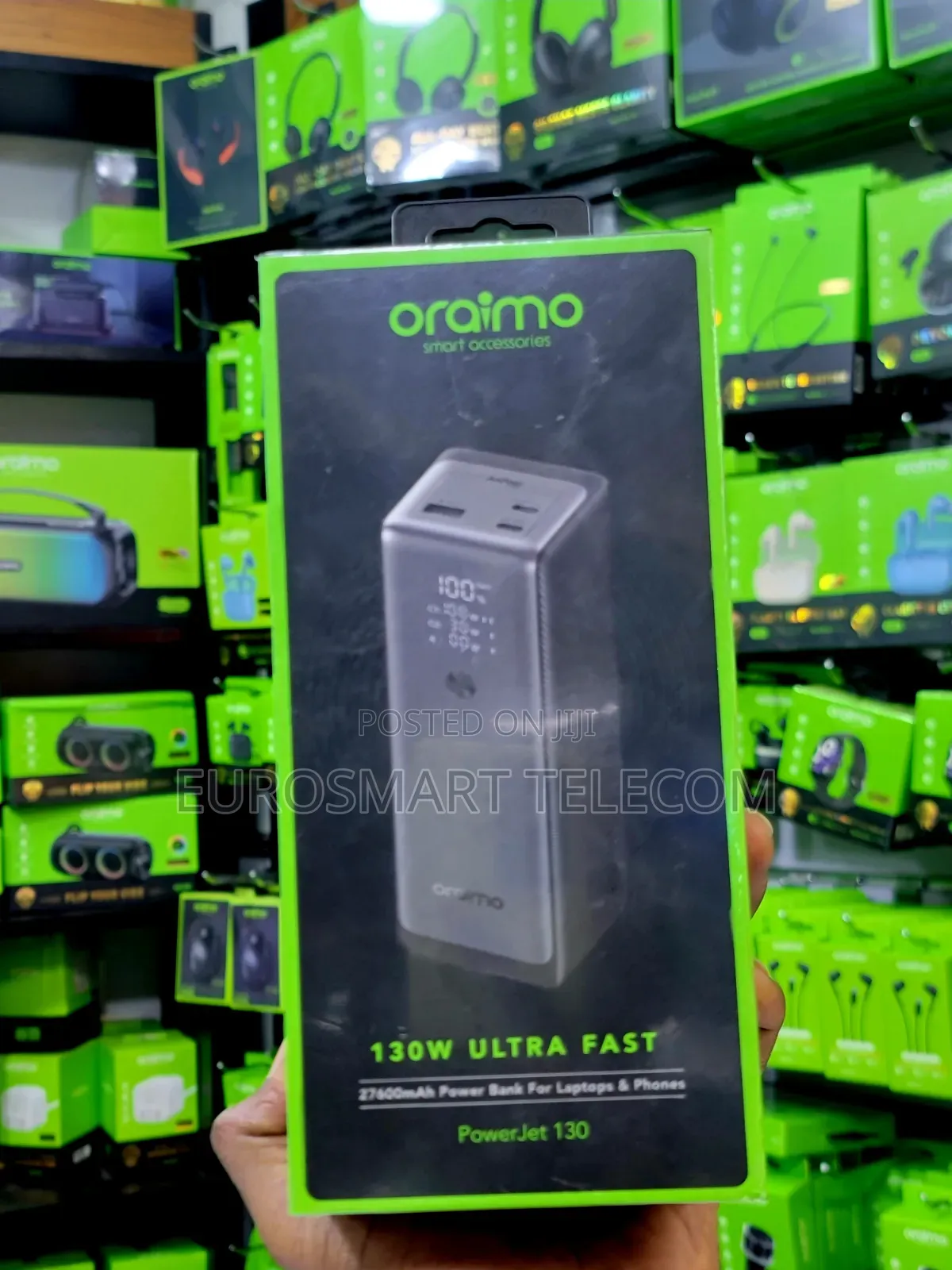 Oraimo 130w Ultra Fast Powerbank 27000mah