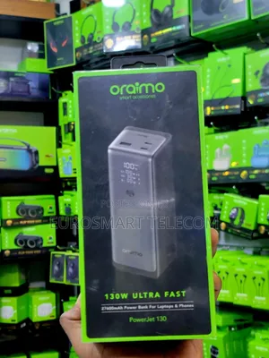 Oraimo 130w Ultra Fast Powerbank 27000mah