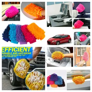 5pcs Microfiber Car Wash Mitt Scratch Free